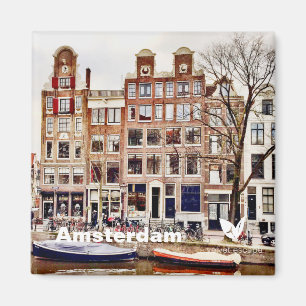 Amsterdamhus - kylmagnet av Velvet Escape Magnet
