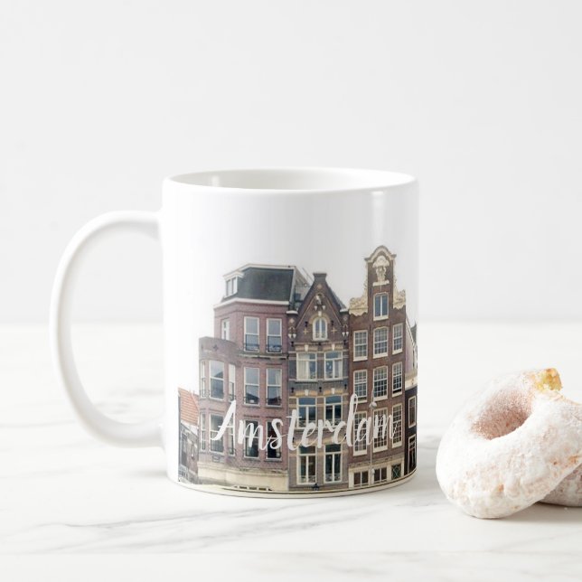 Amsterdamhus mugg (Med munk)