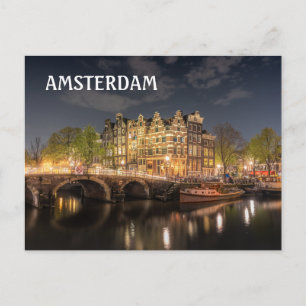 Amsterdamkanalen Vykort