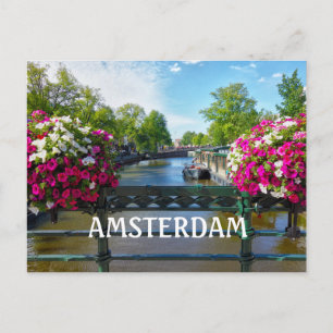 Amsterdamkanalen Vykort
