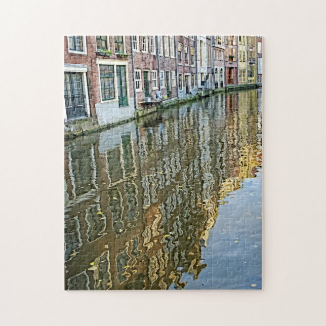 Amsterdamreflektioner - 11 x 14 - 252 pcs. pussel (Vertikal)