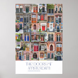 Amsterdams dörrar Poster