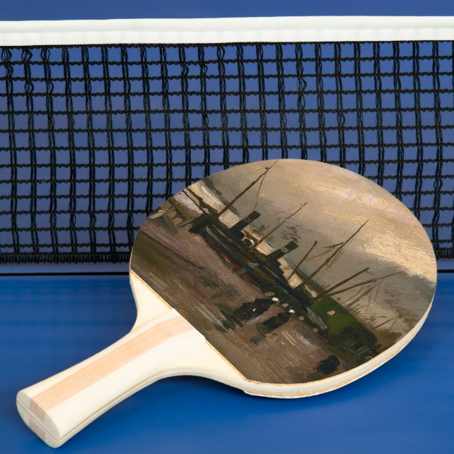 Amsterdams fiskares hamnstorm av Vincent Gogh Pingisracket (Insitu)