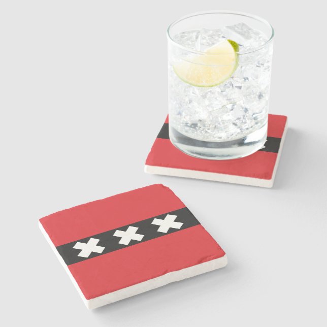 Amsterdams flagga stenunderlägg (Sidan)