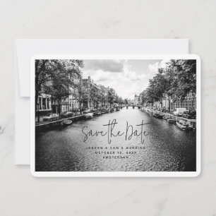 Amsterdams fotoutställning Bröllop Spara datum Inbjudningar