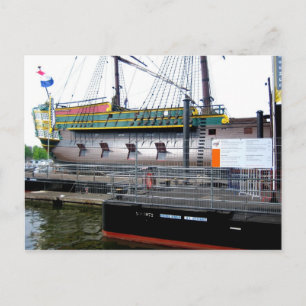 Amsterdams hamn - vykort