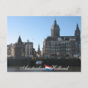 Amsterdams Holland-vykort Vykort