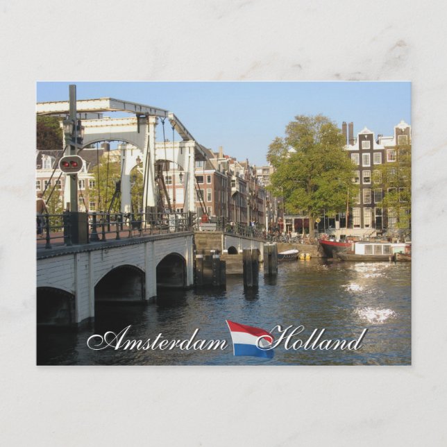 Amsterdams Holland-vykort Vykort (Framsida)
