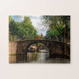 Amsterdams kanaler. pussel