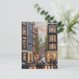Amsterdams oljemålning vykort