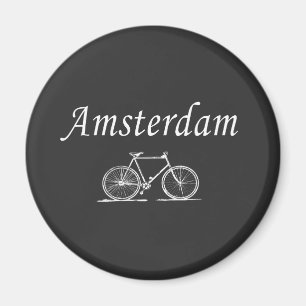 Amsterdams retrocykel magnet