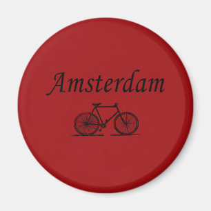 Amsterdams retrocykel magnet