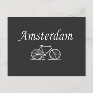 Amsterdams retrocykel vykort