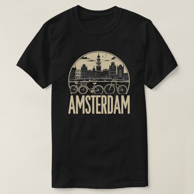 Amsterdams siluett t shirt (Design framsida)