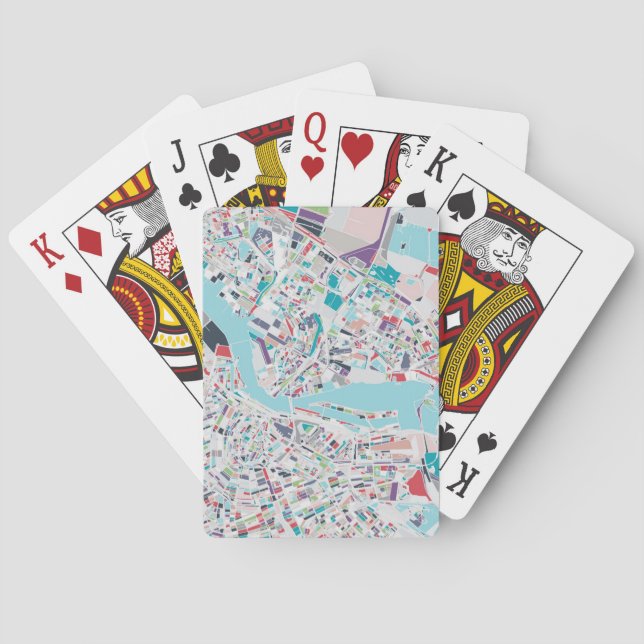 Amsterdams stad casinokort (Baksidan)