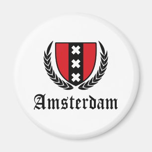Amsterdams Vapensköld Magnet