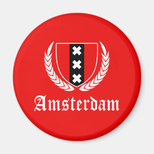 Amsterdams Vapensköld Magnet