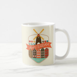 Amsterdams Vindkraftsmugg Kaffemugg