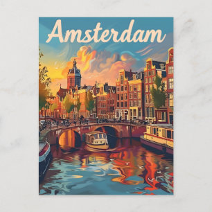 Amsterdams vintage vykort