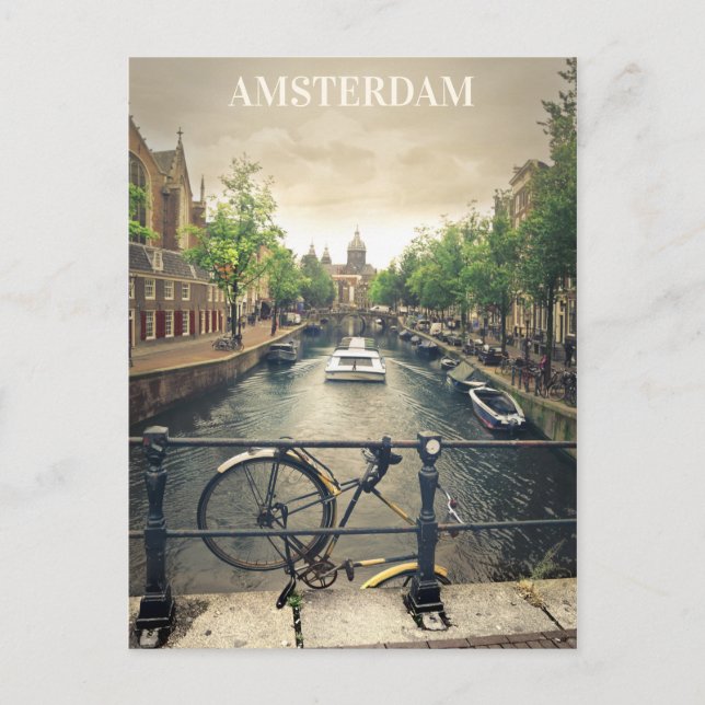 Amsterdams vykort (Framsida)