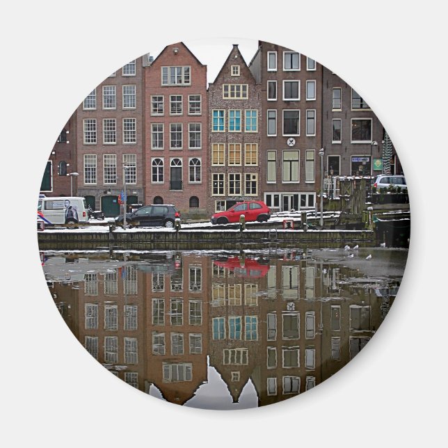 Amsterdamstad Magnet (Framsidan)