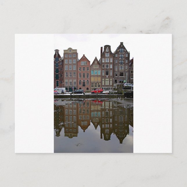 Amsterdamstad Vykort (Framsida)