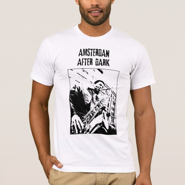 Amsterdan After Dark - Jazzman T Shirt (Framsida)
