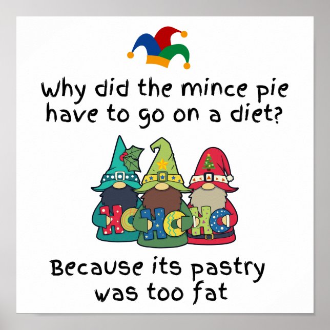 AmTjock Mince Paj Joke Poster (Framsidan)
