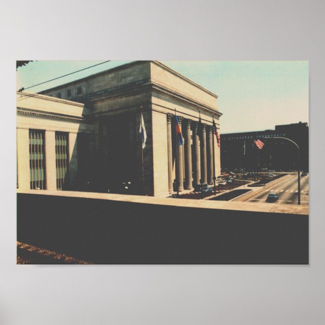 Amtrak Philadelphia 30th Street Station Poster (Framsidan)