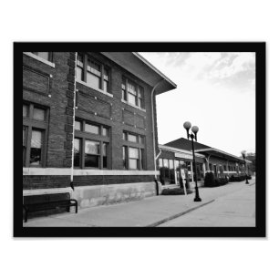 Amtrak Tåg Station Fototryck
