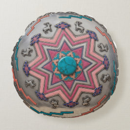 Amulett-Kissen „Hüter der Steppe“ Rund Kudde