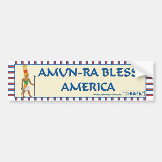 Amun-Ra välsignar den Amerika bildekalet Bildekal