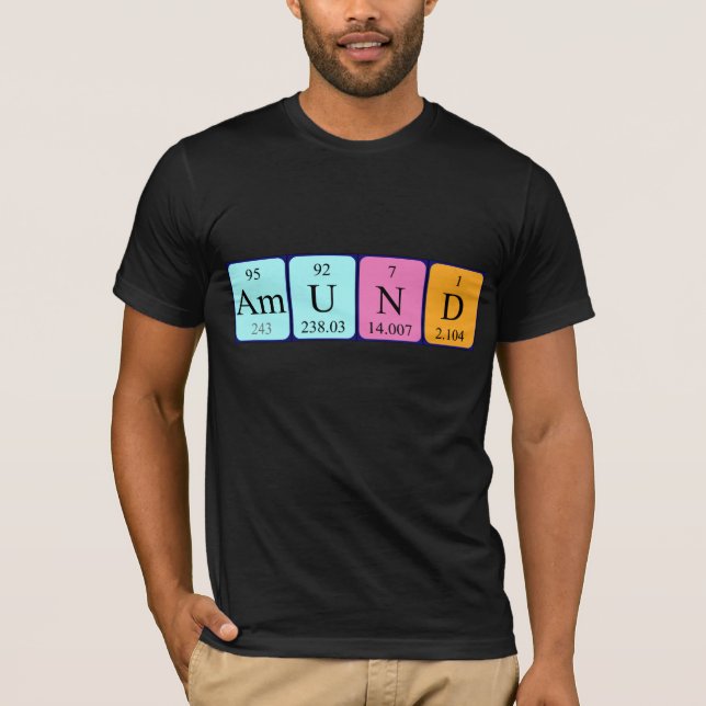 Amund Period bord namn shirt T Shirt (Framsida)