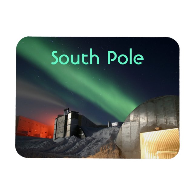 Amundsen-Scott South Pole Station, södra Ljus Magnet (Horisontell)