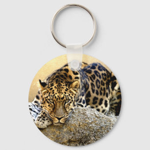 Amur Leopard Nyckelring