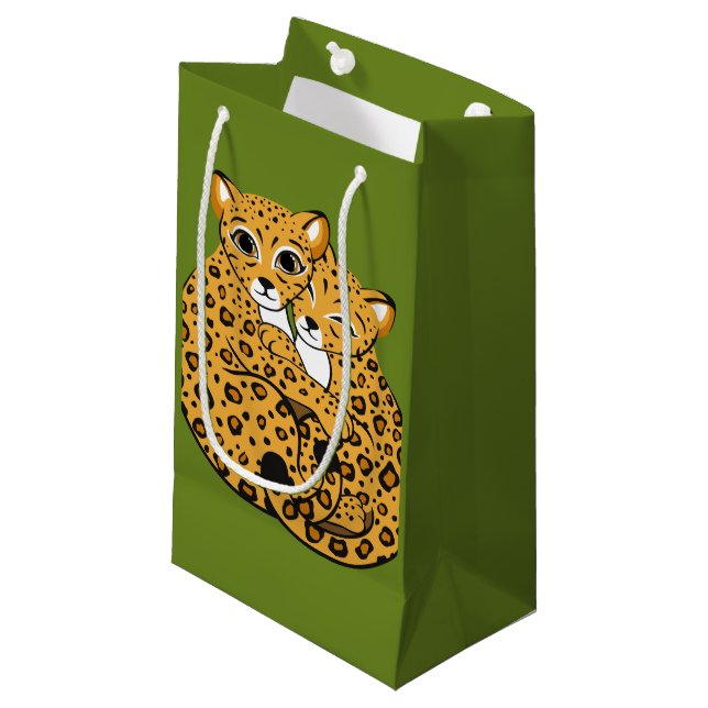 Amur Leopardungar som kelar konst (Framsidan Vinklad)