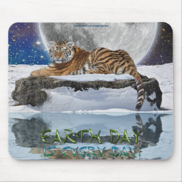 Amur Tiger Earth Day Wildlife Protection Mousepad Musmatta