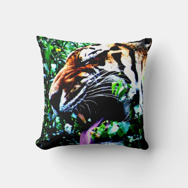 Amur Tiger tpcna Kudde (Framsida)