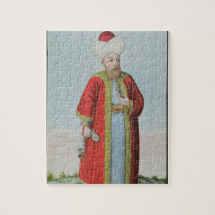 Amurath (Murad) (1404-51) Sultan II 1421-51, från Pussel