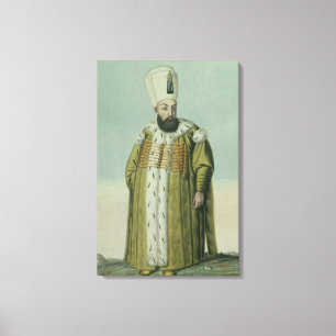 Amurath (Murad) (1546-95) Sultan III 1574-95, frå Canvastryck