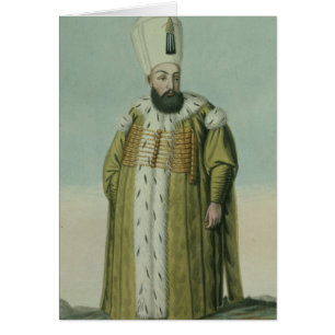 Amurath (Murad) (1546-95) Sultan III 1574-95, frå Hälsningskort