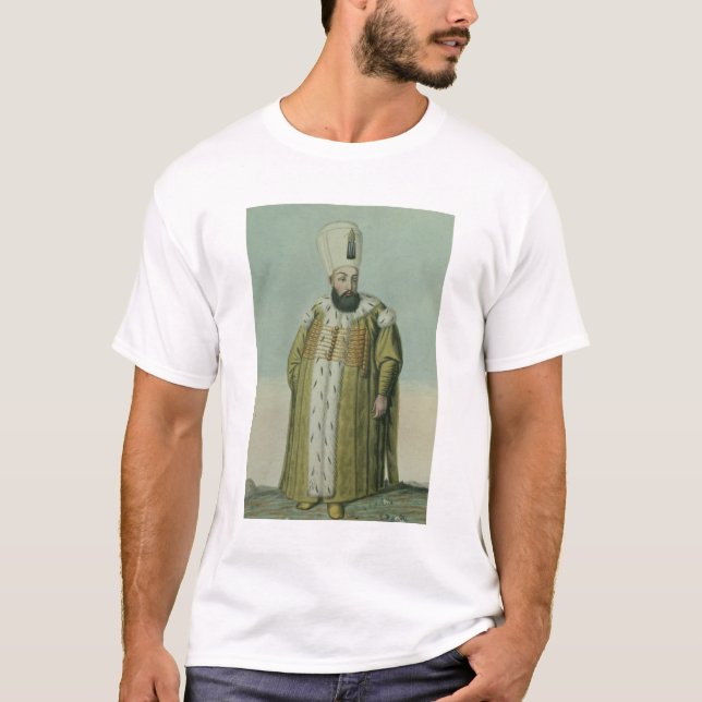 Amurath (Murad) (1546-95) Sultan III 1574-95, från Tee Shirt (Framsida)