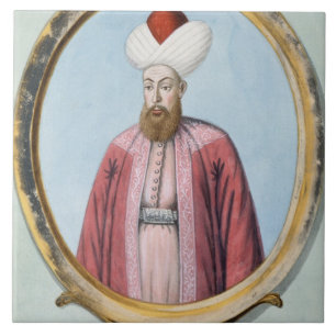 Amurath (Murad) I (1319-89), Sultan 1359-89, från Kakelplatta