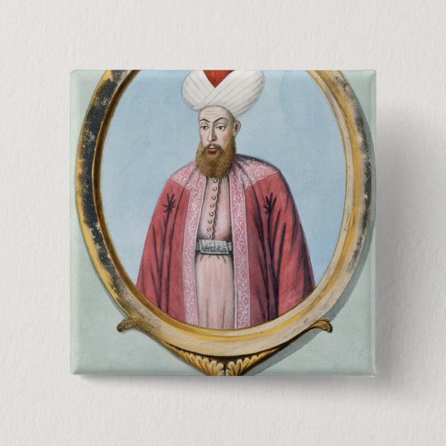 Amurath (Murad) I (1319-89), Sultan 1359-89, från Knapp (Framsida)