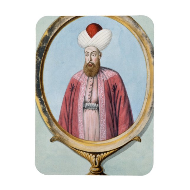 Amurath (Murad) I (1319-89), Sultan 1359-89, från Magnet (Vertikal)