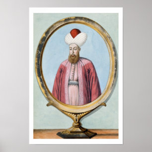 Amurath (Murad) I (1319-89), Sultan 1359-89, från Poster