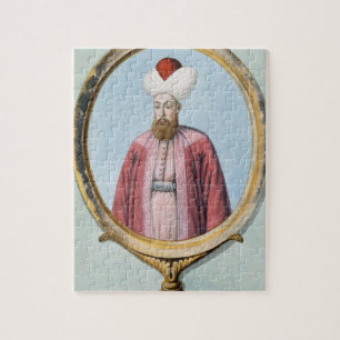Amurath (Murad) I (1319-89), Sultan 1359-89, från Pussel