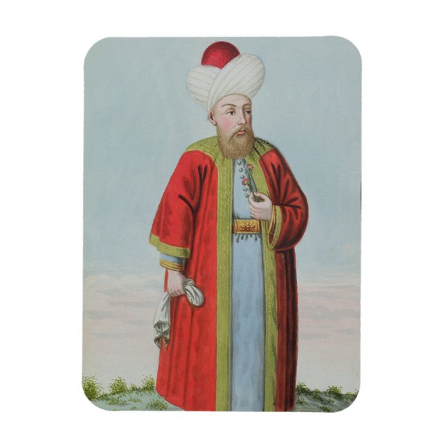 Amurath (Murad) II (1404-51) Sultan 1421-51, från Magnet (Vertikal)
