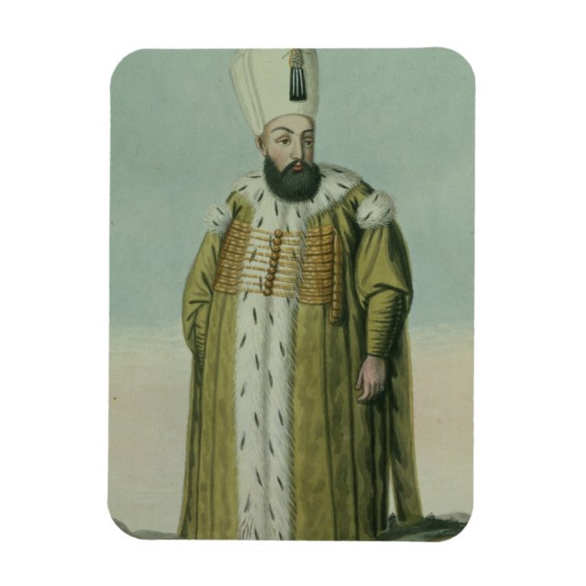 Amurath (Murad) III (1546-95) Sultan 1574-95, från Magnet (Vertikal)