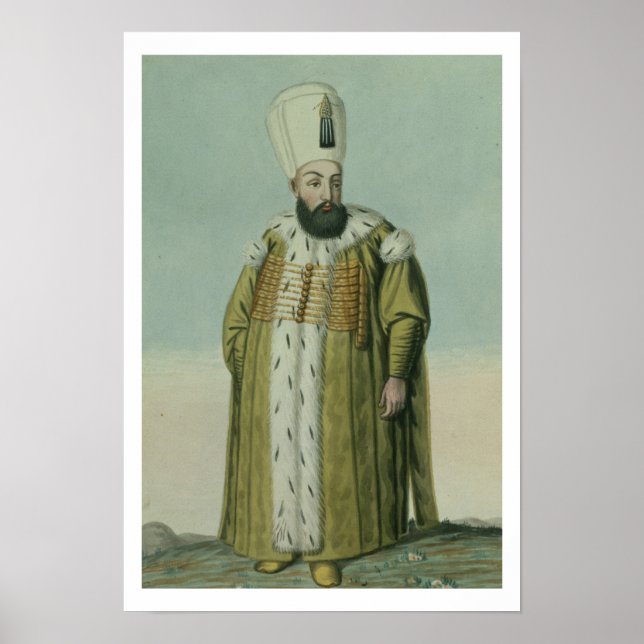 Amurath (Murad) III (1546-95) Sultan 1574-95, från Poster (Framsidan)